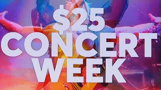 LIVE NATION COMMERCIAL 2024  25 CONCERT WEEK  ONE WEEK ONLY  25 TICKETS 5000 SHOWS  ONE WEEK [upl. by Rodgers365]