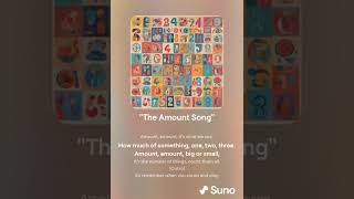 AmountquotThe Amount SongquotLearn English words with a song [upl. by Frankie864]