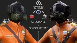 Substance Painter  Cinema 4D  Octane  Redshift Pipeline Tutorial [upl. by Ytsenoh]