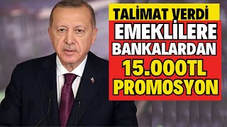 EMEKLİ VATANDAŞLARA YENİ BANKA PROMOSYONU 15000TL OLDU EN YÜKSEK PROMOSYON VEREN BANKALAR HANGİSİ [upl. by Uda]