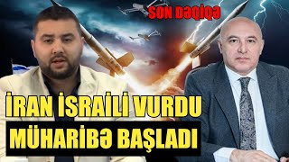 TƏCİLİ İran İsraili vurdu Müharibə başladı Arzuxan Əlizadə ilə QIRMIZI MASA [upl. by Ydnagrub]