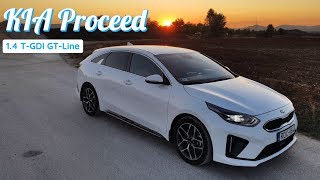 KIA Proceed 14 TGDI teszt  Panamera koreai módra [upl. by Lorrayne620]