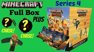 Minecraft Hangers Series 4 Full Box Minifigures Chase Blind Bags [upl. by Eirrahs]