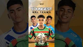 Ranking the YOUNGEST teams in the NRL 👦🏻🔥 nrl nrlrookie shorts [upl. by Atal]