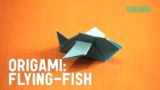 Learn how to make origami easily The flying fish [upl. by Alita770]