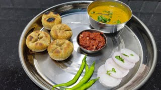 Delicious Dal Bati Recipe  Taste Of Rajasthan 😋🌟 [upl. by Stacie]