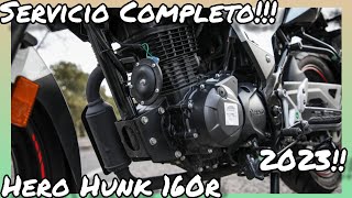 SERVICIO COMPLETO  HERO HUNK 160R  ESTAN SALIENDO MEJOR QUE ITALIKA [upl. by Leavelle878]