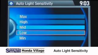 Setting Auto Light Sensitivity in a Honda Vehicles [upl. by Renelle]