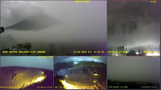 SEMERU live view volcano indonesia [upl. by Zosema550]