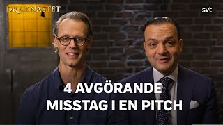 Misstagen du inte får göra i din affärspitch  Draknästet  SVT [upl. by Aihseym]