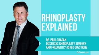 Rhinoplasty Surgery Explained by Dr Paul Chasan San Diego Plastic Surgeon Video [upl. by Agle]