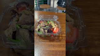 Today’s lunch is aubergine salad with tomatoes healthylifestyle balanceddiet healthyeating [upl. by Lalad99]