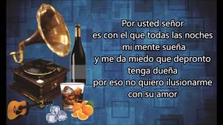 LETRA  Usted señor  francy [upl. by Elleneg]