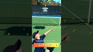 The tennis kick serve beginning [upl. by Olen]