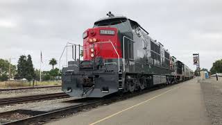 Southern Pacific SP 9010 Krauss Maffei ML4000 CC Departing Niles [upl. by Thurmann469]