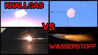 Knallgas VS Wasserstoff  HHO und H₂ im Vergleich [upl. by Narhet]