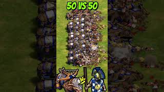 50 Elite Ballista Elephants vs 50 Elite Kamayuks AoE2 Shorts ageofempires gaming [upl. by Yared]