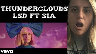 LSD  Thunderclouds ft Sia Official Video Reaction [upl. by Anovad364]