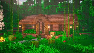 Minecraft How to Build Jungle House [upl. by Ellebasi984]