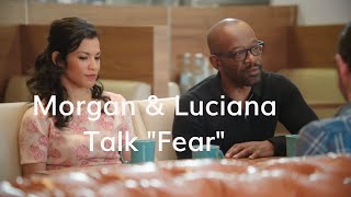 Morgan amp Luciana Talk Fear The Walking Dead [upl. by Nnaegroeg762]