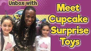 Meet Cupcake Surprise Toys  Elena and Clara interview at Kidtropolis Birmingham [upl. by Aremus44]