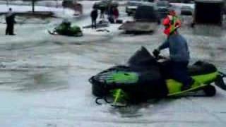 Black River snowmobile races [upl. by Frechette]