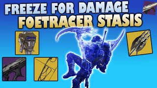 Longer DPS Freeze For Damage Foetracer Stasis Hunter Build  Destiny 2 Season 22 [upl. by Silenay]