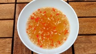 How to make Vietnamese dipping sauce quotnuoc chamquot  Cách pha nước chấm  Helens Recipes [upl. by Rustice]