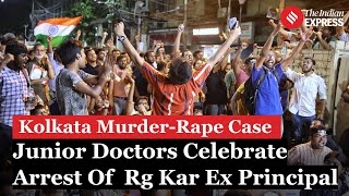 Sandip Ghosh Arrest CBI Arrest of ExRG Kar Principal Sparks Celebration Among Junior Doctors [upl. by Ajna]