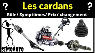 Les cardans Le rôle Fonctionnement Symptômes Dysfonctionnement Le changement de cardan [upl. by Len302]