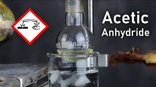 Acetic Anhydride from Vinegar The Sulfur Chloride Route  OTC Acetic Anhydride Synthesis [upl. by Ayotac365]