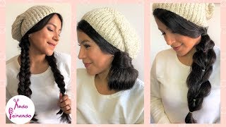 3 Peinados Perfectos Para Usar Gorro  Peinados Con Gorro [upl. by Saunderson534]