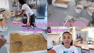 COZINHANDO NO DOMINGO COM VOCÊSBOLO DE AIPIM MASSA PRONTA LAVEI A COZINHA  CEIA ROCHA [upl. by Assener636]