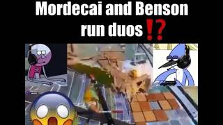 Mordecai and Benson run duos [upl. by Harahs]