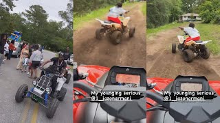 Lil Baby Had Son Riding ATV By Hisself👀👀👀😮😮😮 [upl. by Iline]