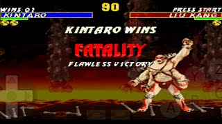 Kintaro MK2 TAS Ultimate Mortal Kombat Trilogy Sega Genesis Rom Hack v23 [upl. by Atik754]