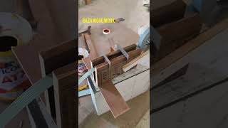 PVC Edge banding par adhesive lagane ka desi jugad  Edge banding par gluing karne ka aasan tarika [upl. by Liemaj]