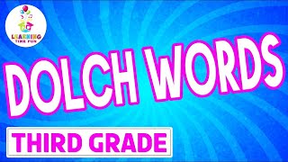 DOLCH WORDS for Kids Third Grade Dolch Sight Words  Learn Sight Words and Dance [upl. by Waverley]