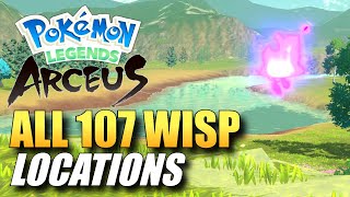 Pokemon Legends Arceus  All Wisp Locations  How To Get Spiritomb Eerie Apparitions In The Night [upl. by Alamaj403]