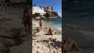 🏖 Cala Major Playa mas Contravensal Spain 🇪🇸 beach playamallorca travel short [upl. by Aedni350]