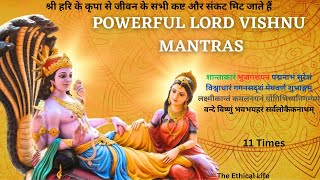 Powerful Lord Vishnu Mantras  शान्ताकारं भुजगशयनं  Shantakaram Bhujagashayanam  The Ethical Life [upl. by Vitale360]