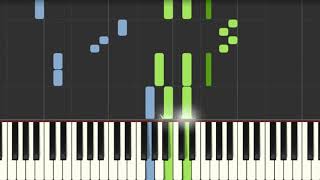 Bluebird Miranda Lambert Piano Tutorial Synthesia [upl. by Ardnaet]