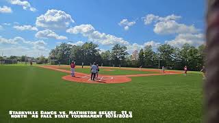 starkville Dawgs vs Mathiston select North ms fall state tournament 10524 [upl. by Yttocs533]