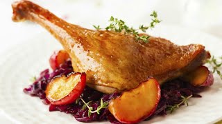 Recette  Cuisses de canard braisées au miel et balsamique [upl. by Lundquist121]