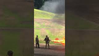 M2 flamethrower demonstration [upl. by Eibber767]