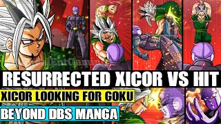 Beyond Dragon Ball Super Resurrected Xicor Vs Hit In Universe 6 Xicor Looking To Find Goku [upl. by Linetta423]