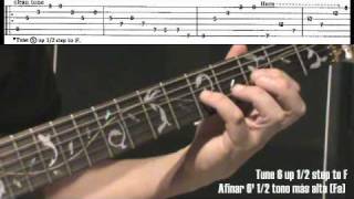 How to play JUST TAKE MY HEART Intro  Mr Big Guitar Lesson [upl. by Oijres]