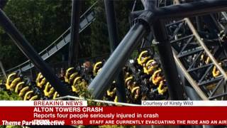 The Smiler Crash  BBC News Reports [upl. by Albers552]