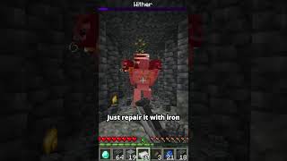 How to easily beat the Wither in Minecraft 💀 shorts [upl. by Amhsirak]