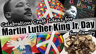 【5 Great Craft Ideas to celebrate Martin Luther King Jr Day】Montessori Art Project Ideas [upl. by Gus]